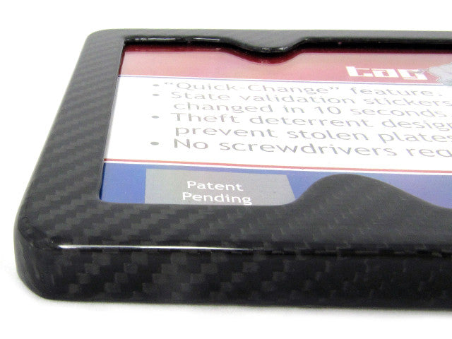 TagArmur Carbon Fiber License Plate Frame